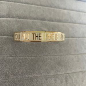 Kate Spade 🌴🥥 “you put the lime in my coconut” hinged bangle bracelet